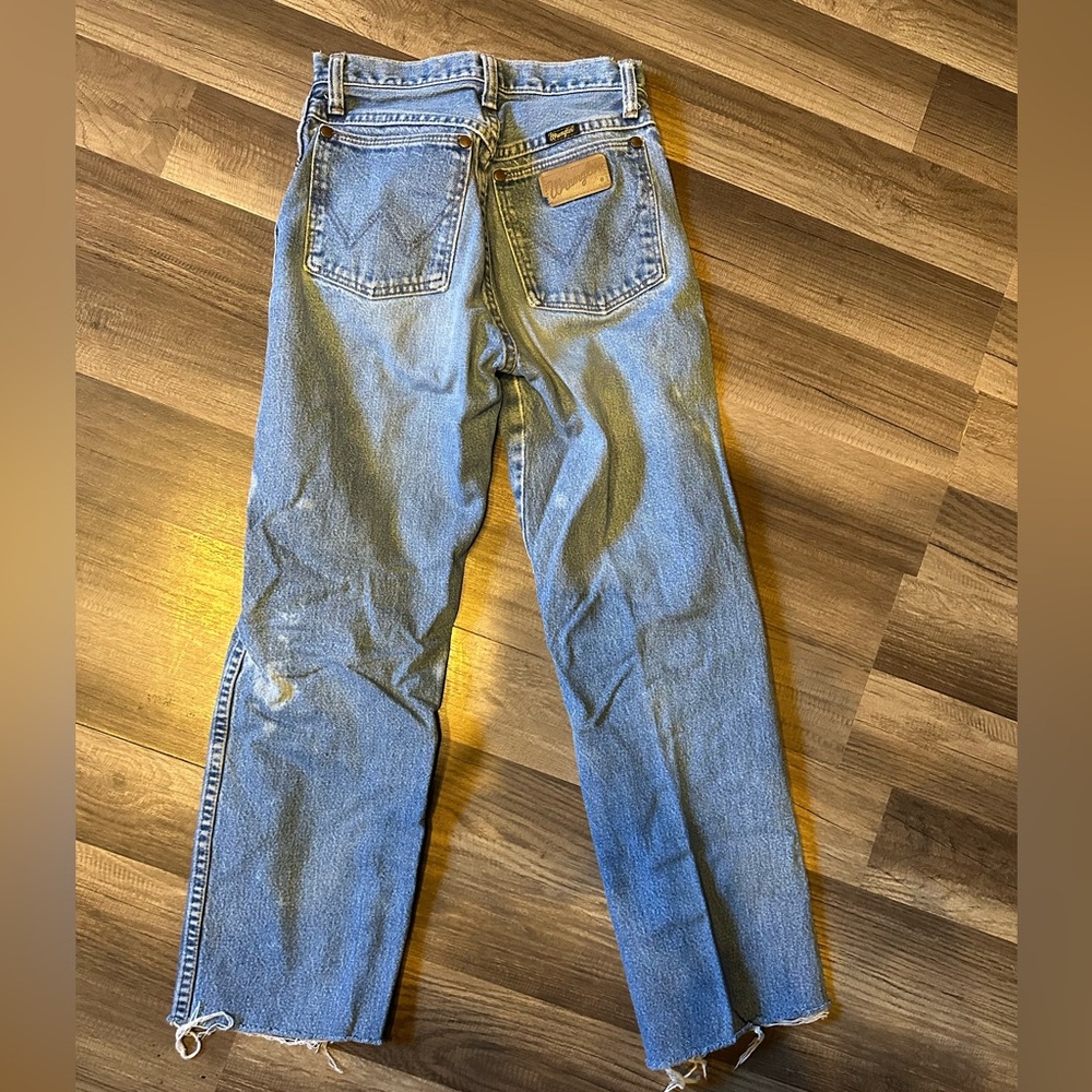 Cropped Wrangler jeans